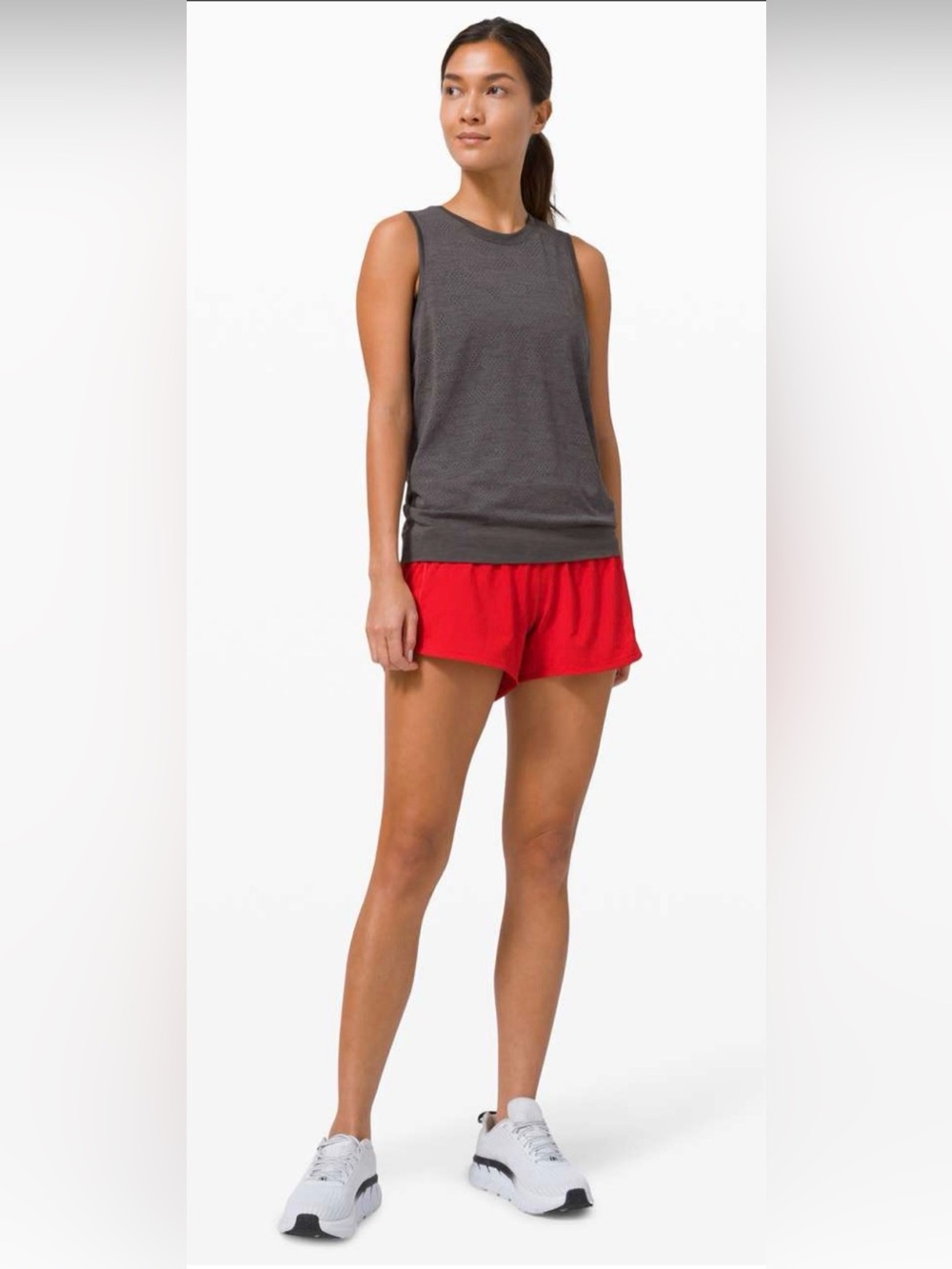 Lululemon Speed Up Short Long 4” Dark Red Size 8